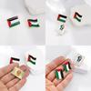 Fashionable Palestinian Flag Brooch Pin Wholesale Metal Badge For Clothing Accessories