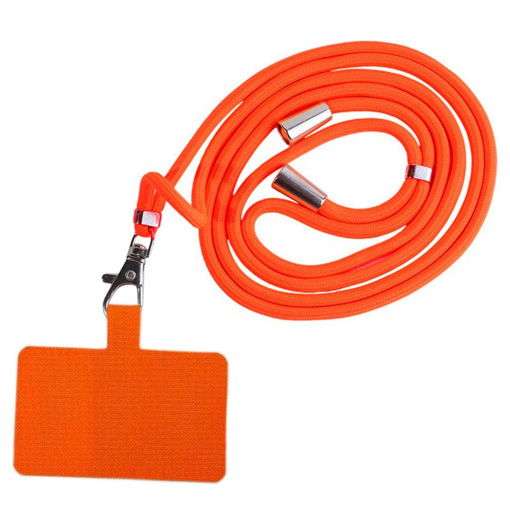 Мягкий ремешок-патч для телефона для всех чехлов для телефонов, однотонный, бытовой, внешний, для ношения на шее, освобождающий руки и предотвращающий потерю