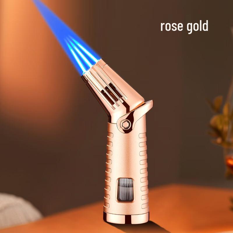 ZISIZ Mini Triple Flame Jet Torch & Cigar Lighter