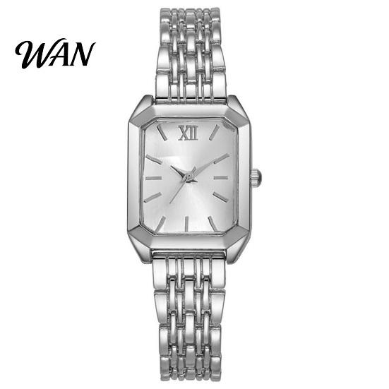 Lightweight Steel Strap Watch Ladies Light Luxury Style Square Dial Gold Plated for Women Embellishment Office Party Date Night Clean Design