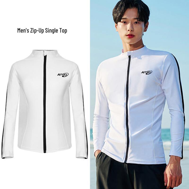 Куртка с длинным рукавом для защиты от солнца, для пары 24 лет: Плавание, Дайвинг, Серфинг Костюм от медуз свободного кроя