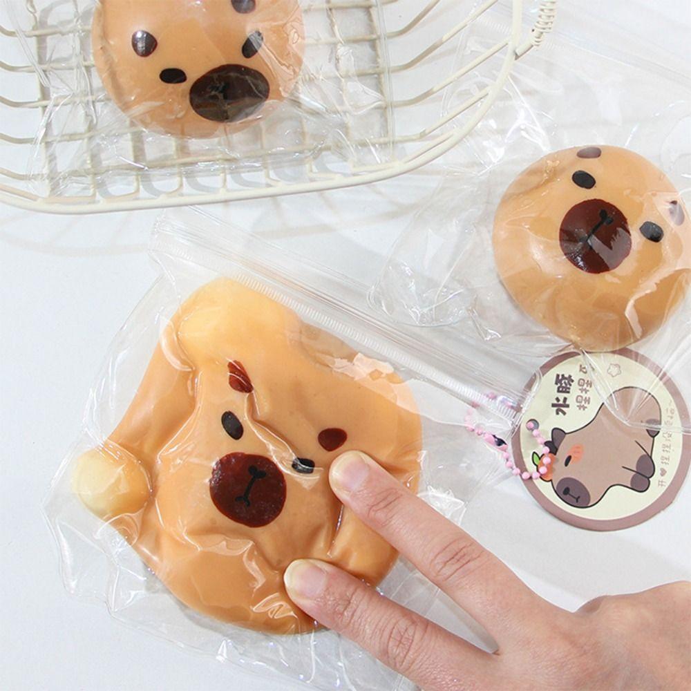 Cute Small Slow Rebound Balls Animal Fidget Sensory Toys Capybara Squeeze Toys Children Gifts