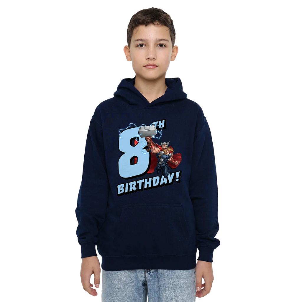 Marvel Childrens/Kids Thor 8th Birthday Hoodie