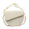 Korean version of fashion messenger saddle bag women's 2025 summer new trendy commuter casual shoulder bag simple small square bag