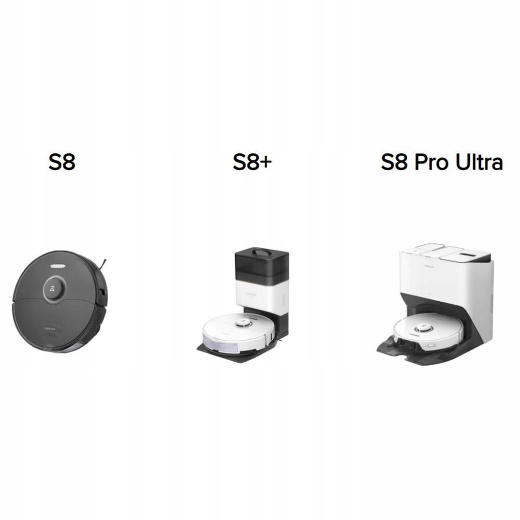 Zestaw Do Roborock S8 S8 Max S8 Ultra Szczotki Mopy Białe