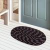 Cotton Oval Door Mat For Porch/Kitchen/Bathroom/Laundry Room