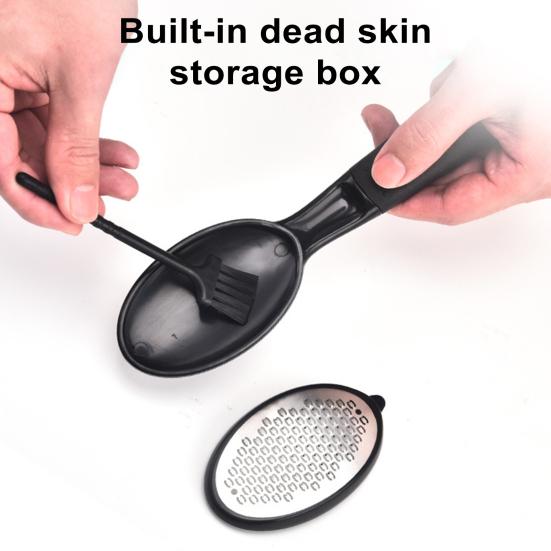 Набор для удаления мозолей, профессиональная шлифовальная машинка для ног из нержавеющей стали, ловушка омертвевшей кожи