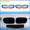 Car Kidney Replacement Front Grill For BMW F20 F21 118i 120i 125i 2015-2018 Racing Grills Gloss Black Grills Auto Accessories