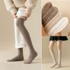Cotton Stockings Knee High Women Hosiery Solid Color Women Long Socks  Ladies Girls