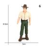 High Quality Collection  Garden Decoration Simulation Farmer Farm Staff People Figurines Model Miniature Figure