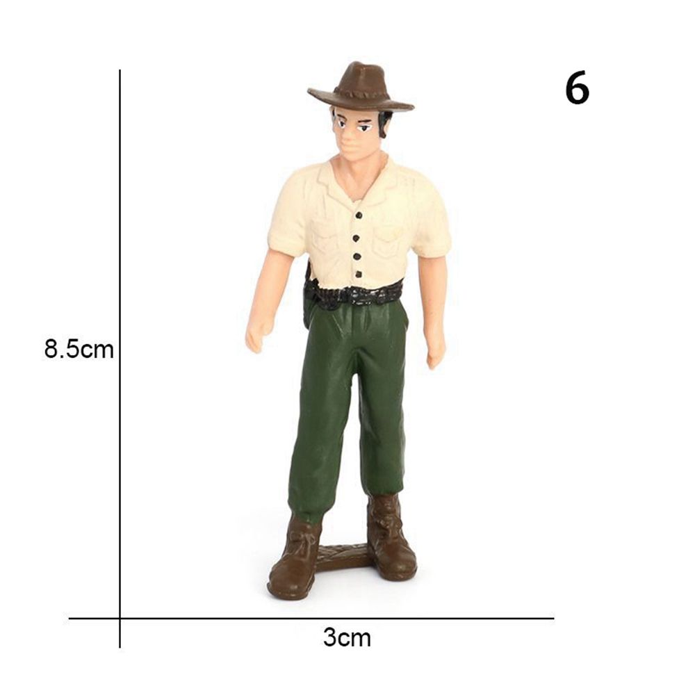 High Quality Collection  Garden Decoration Simulation Farmer Farm Staff People Figurines Model Miniature Figure