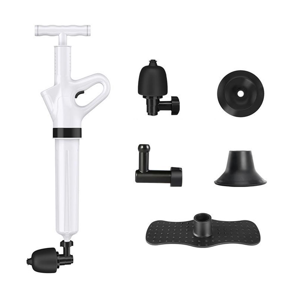 High Pressure Sewer Dredge Clogged Remover Toilet Plunger Drain Cleaner Pump Air Drain Blaster Manual Pneumatic Dredge Tool