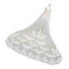 3 Meter Bridal Veil Lace Applique Metal Comb Fixing Ultra Long Bridal Drop Veil for Wedding Ivory