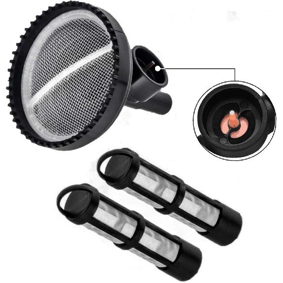 Fuel Tank Sending Unit Strainer Screen and Fuel Filter - Part# 904-419 E5TZ9J306BA - Compatible with F-ord Excursion E-350 E-450 F-250 F-350 F-450