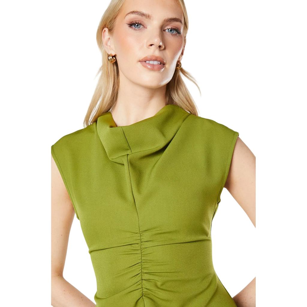 Женское/женское платье миди с воротником-хомутом Principles