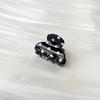 Non-Slip Polka Dot Hair Claw Small Acrylic Hair Clamps New Mini Hair Clips  Side Bangs