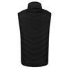 Men Heated Vest Smart Heated Vest Coat for Men with Built-in Carbon Fiber Wire Stand Collar Design Thermal Warmth Technology