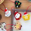 Подвеска на елку Плюшевые игрушки Дед Мороз Елка Подвеска-камера Украшение комнаты Рюкзак Детский рождественский подарок