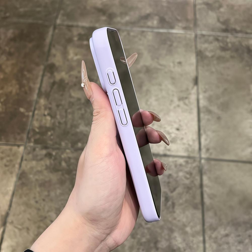 Оригинальный глянцевый ударопрочный чехол из стекла для iPhone 17 16 15 14 13 12 11 Pro Max Plus Макаронный конфетный цветной чехол для iPhone Air