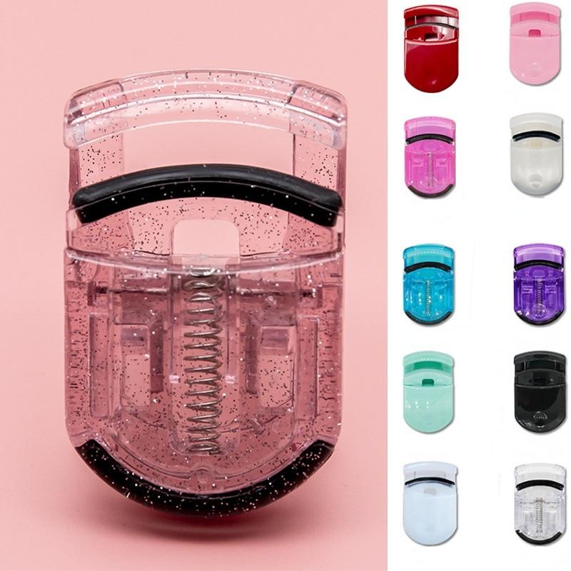 Переносные мини-щипцы для завивки ресниц, красочные складные накладные ресницы, вспомогательные профессиональные зажимы для завивки ресниц, косметические инструменты для красоты