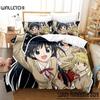 3D Printing Anime Kawaii School Rumble Bedding Set Single Twin Full Queen King Size Bed Set Adult Kid Bedroom Duvet Cover Sets