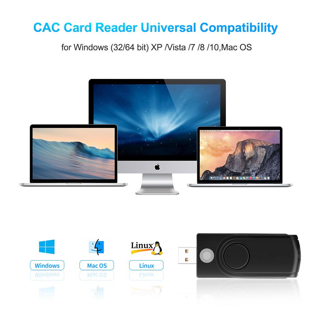 Универсальный считыватель смарт-карт USB 2.0: Считыватель SIM, SD, TF, ID, IC-карт