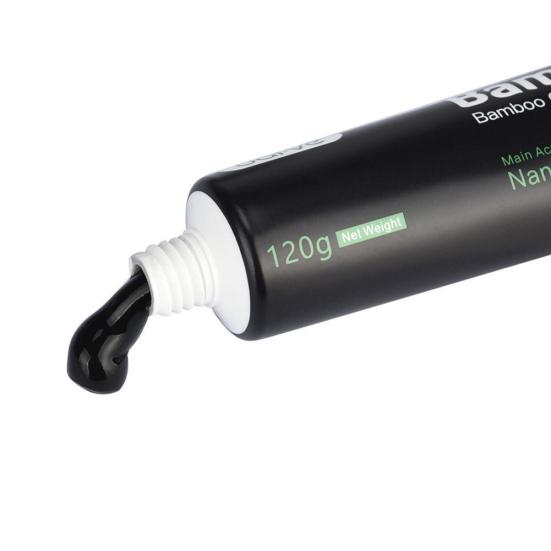 120 г Отбеливающая зубная паста Бамбуковый уголь Уход за зубами Черная Удаляет пятна