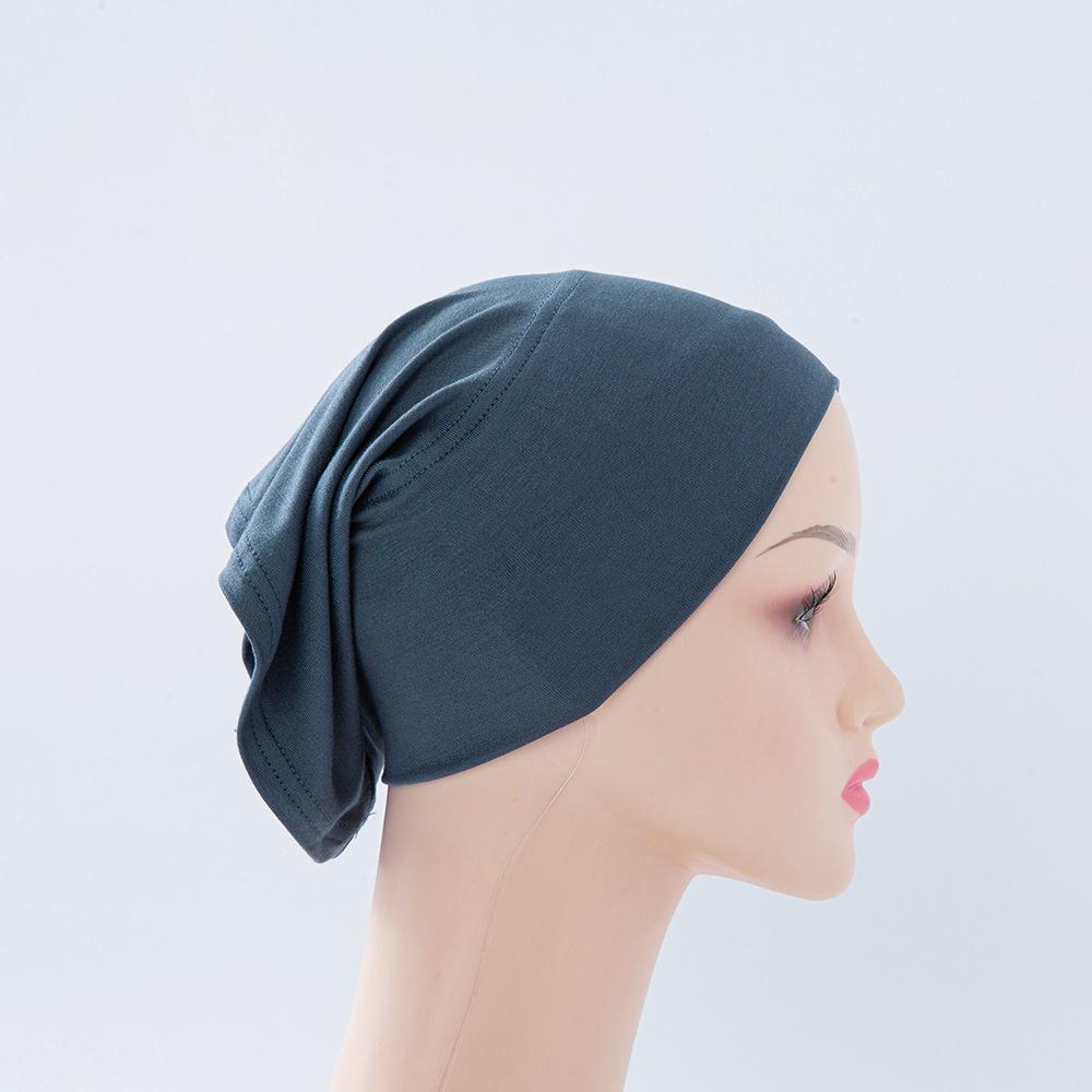 Women's Mercerized Cotton Modal Elastic Tube Hat & Scarf Cap