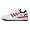 adidas Originals Forum 84 Low Кожа Ретро Повседневные Низкие Кроссовки Унисекс Кроссовки Белый Красный Черный GZ1838
