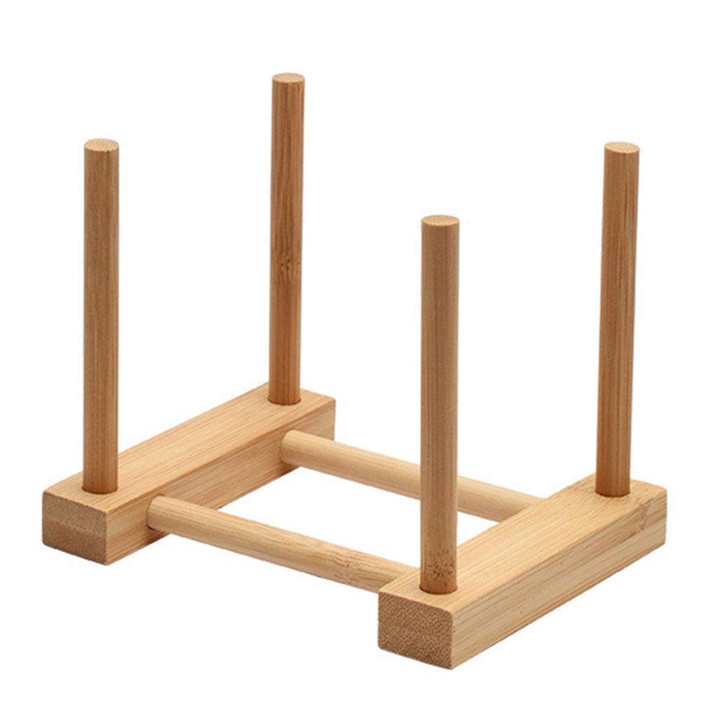 Бамбуковая сушилка для хранения мисок, тарелок, многофункциональная сушилка для тарелок для домашней кухни