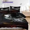 Scary Clown Knife Threepiece Set 1 Duvet Cover 2 Pillowcase Without Core Christmas Birthday Gift Soft And Comfortable