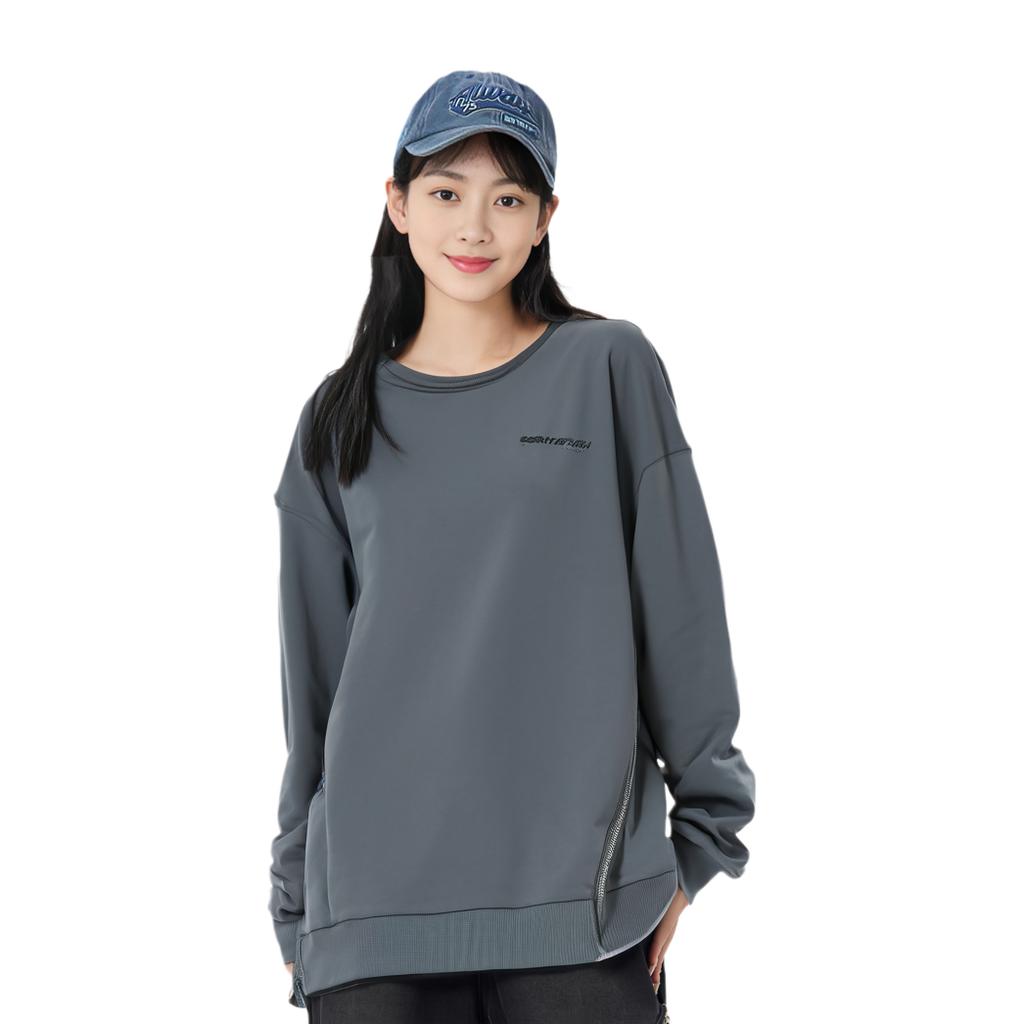 Водонепроницаемая толстовка с капюшоном Li Ning CF на молнии, унисекс, серая AWDRG11-6