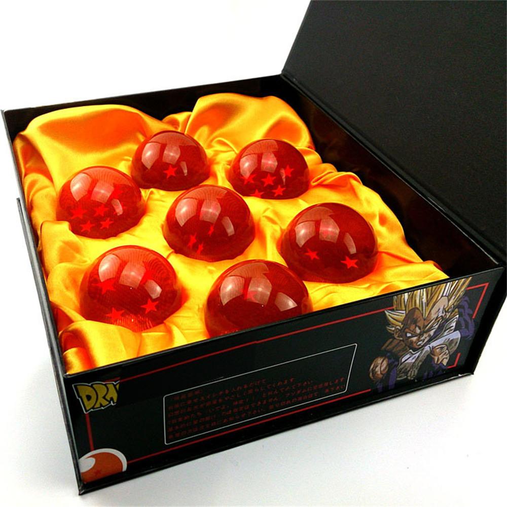 Аниме Dragon Ball Z Шенрон Хрустальные Шары 1-7 Звезд Золотой Шар Пикколо Фриза Сон Гоку ПВХ Фигурка Действия Модель Игрушки для Детей Кукла