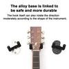 1 Set Guitar Hanger Hook Holder Strong Load-bearing Easy Installation Musical Instrument Organizer Storage Hook for Studio