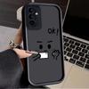 Чехол с нарисованным лицом Хе-хе для Samsung Galaxy A53 A50 A50S A36 5G A35 A34 A33 A32 A30 A26 A24 A23 A22 A20 A16 A15 A13 4G