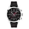 Мужские часы Tissot PRC 200 Хронограф Черный циферблат Резиновый ремешок
