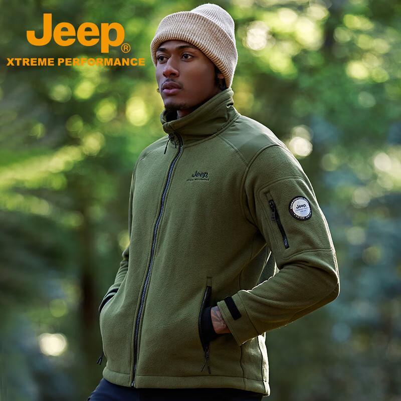 Jeep Мужская высококачественная флисовая куртка для активного отдыха