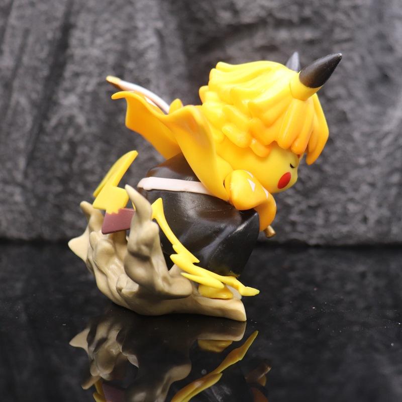 Anime 10cm Kimetsu No Yaiba Figure Action Figure Agatsuma Zenitsu Cos PVC Model Toy