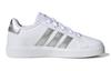 adidas Grand Court 2.0 для больших детей 'Белый Матовый Серебристый' GW6506