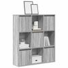 VidaXL Bookcase Sonoma Grey 89x24x101.5 Cm Engineered Wood, Bookshelf, Storage Rack, Book Holder, 860405
