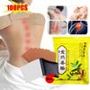 Ginger Pain Relief Patches Analgesic Sticke Neck Back Knee Joint Muscle Soreness Sprain Treatment Plaster 100pcs/bag