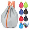 Foldable Backpack with Center Zipper, Portable Water-resistant Sports Backpack