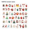 Mixed Colors Christmas Enamel Charms 20/100pcs Bulk Christmas Tree Pendants  Xmas Decoration