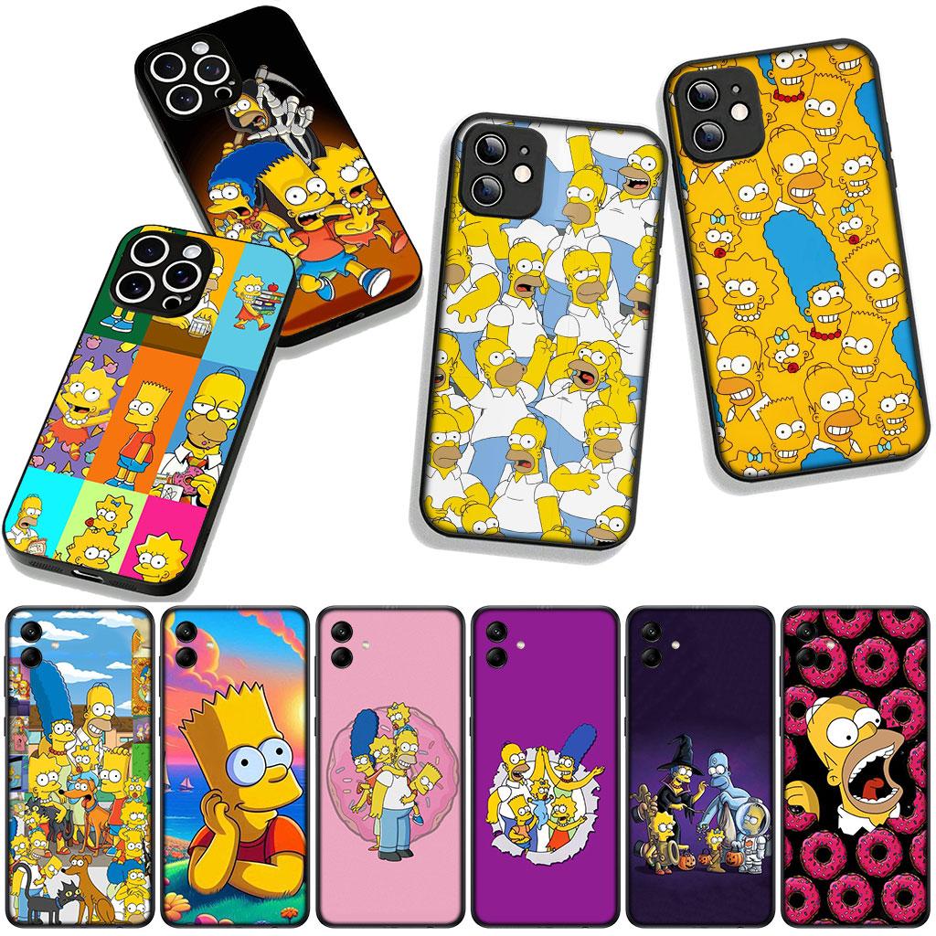 Comics S-Simpsons-Lovely Barts Phone Cover for OPPO A54 A40 A60 A80 A18 A16 A17 A38 A78 A79 A57 A58 A3 Pro A96 A15 A12 Case