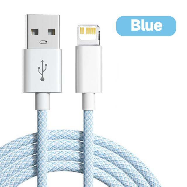 PD USB Lightning зарядный кабель 20 Вт для Apple iPhone 14 13 12 11Pro Max mini X XS XR 8 7 6 Plus SE 2020, тканый провод для быстрой зарядки