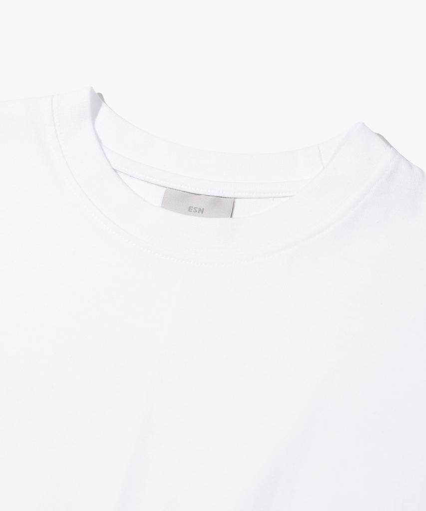 ESN Premium Single Semi-Over Fit T-Shirt White