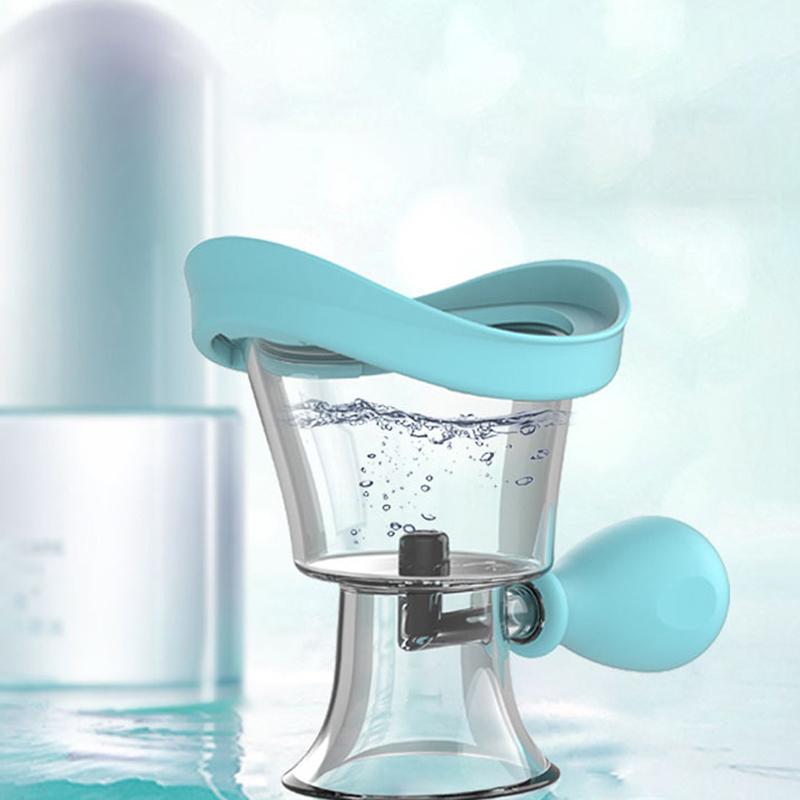 1 шт., экструзионные силиконовые чашки для мытья глаз, очиститель для глаз, компактные чашки для мытья глаз