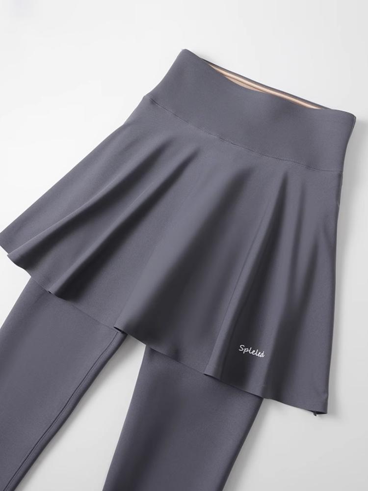 Флисовые леггинсы, осенне-зимняя юбка-трапеция, теплые искусственные двухсекционные брюки с изображением акулы, женские спортивные бесшовные леггинсы с высокой талией для йоги