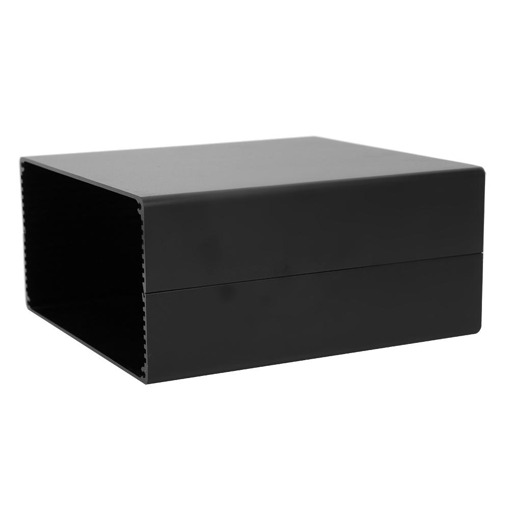 Aluminum Project Box Matte Black DIY PCB Junction Heat Dissipation Casing 80x160x170mm