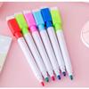 Creative Erasable Whiteboard Marker with Brush Tip - Water-Based Colored Pen for Kids' Drawing